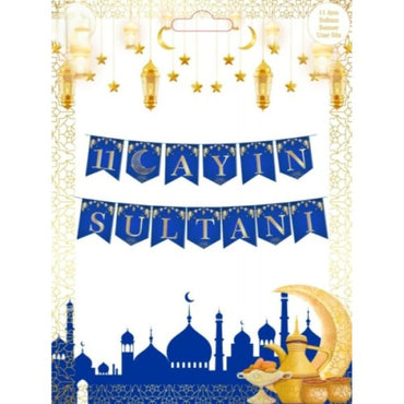 Ramazan Banner Süs - 11 Ayın Sultanı Yeşil Renk