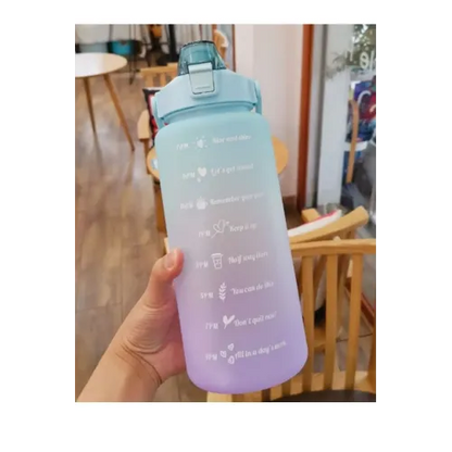 Günlük Motivasyon Su Matarası 2 Litre