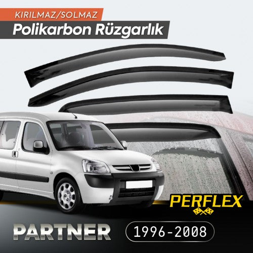 Peugeot Partner 1996-2008 Cam Rüzgarlığı V2 Mugen